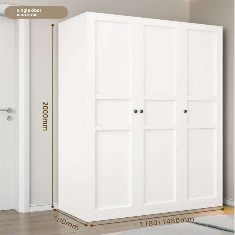 Thick metal wardrobe for home bedroom modern simple Floor standing storage cabinet