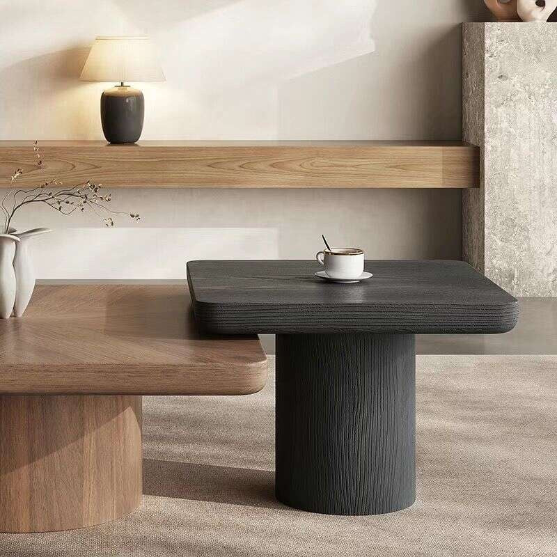 Walnut Solid Wood Combination Square Home Italian Living Room Simple Coffee Table