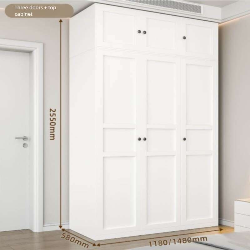 Thick metal wardrobe for home bedroom modern simple Floor standing storage cabinet