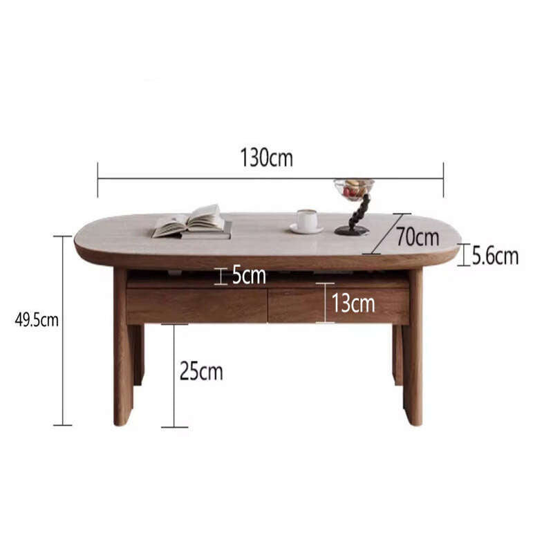 Stone Board Living Room Home Modern Simple Coffee Table