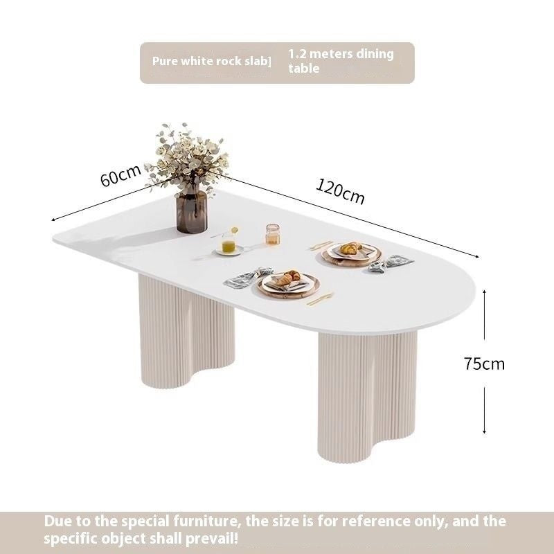 โต๊ะเก้าอี้ Island Table Slate ส่วนใหญ่จะดูหรูหราสไตล์ฝรั่งเศสครีมในส่วนของโต๊ะเก้าอี้รวมร้านอาหารหน้าแรก