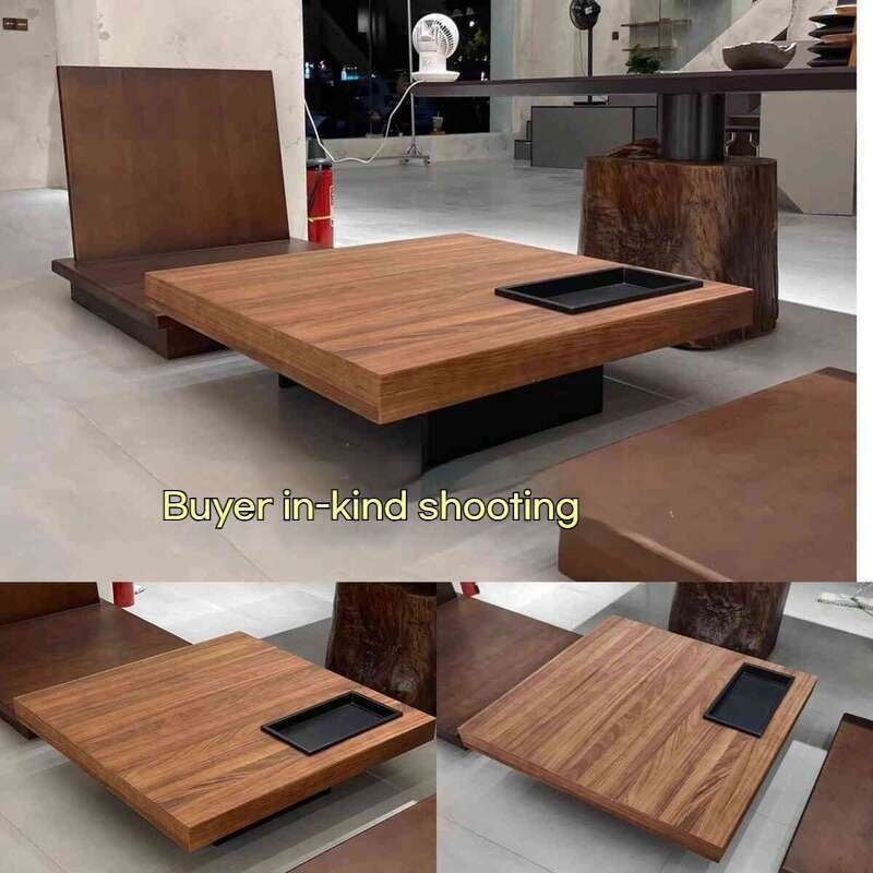 Modern Home Furniture Tall Italian Square Coffee Table