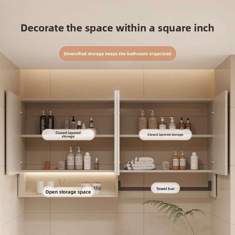 QW- Aluminum Hanging Cabinet Wall-mounted balcony Bathroom storage cabinet