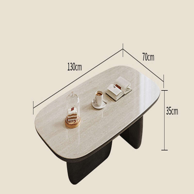 Living Room Tea Home Coffee Stone Board Combination Table