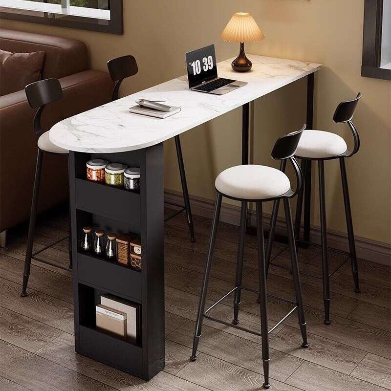 Bar Stone Board Home Ancient Chinese Style Living Room Partition Wall Dining Table Island Simple