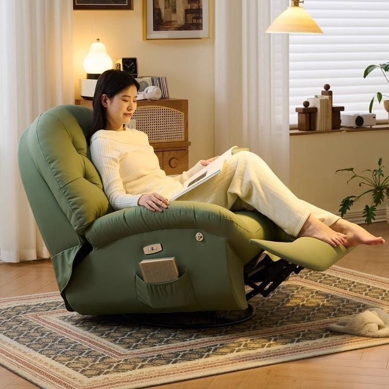 Multi-purpose sofa living space electric relaxation single rotating rocking chair