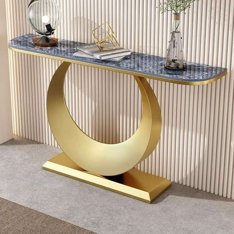 Living bar end stone table, entrance cabinet, simple, modern, light luxury, living room wall table