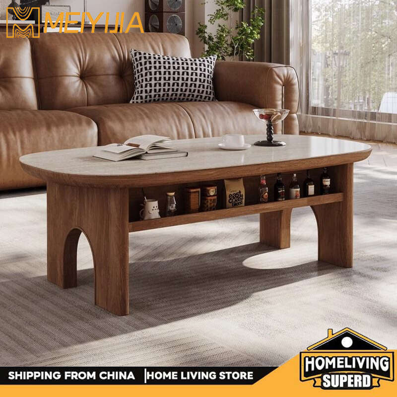 Stone Board Living Room Home Modern Simple Coffee Table