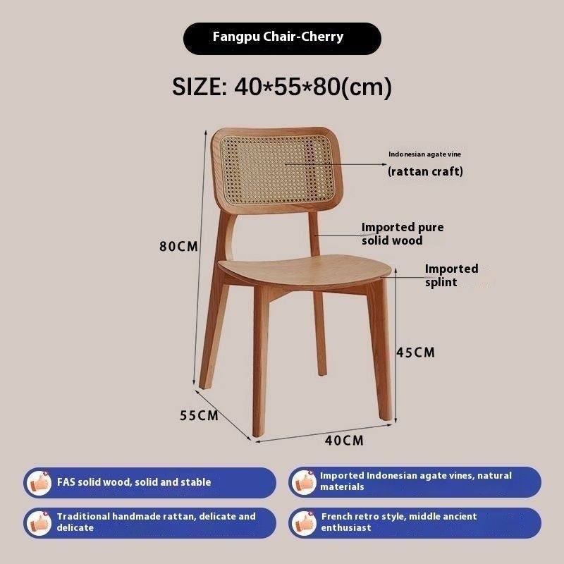 หวายถักเก้าอี้สำหรับโบราณ, เก้าอี้พนักสำรวจแบบเรียบง่ายและเก้าอี้รองรับในส่วนนี้ 