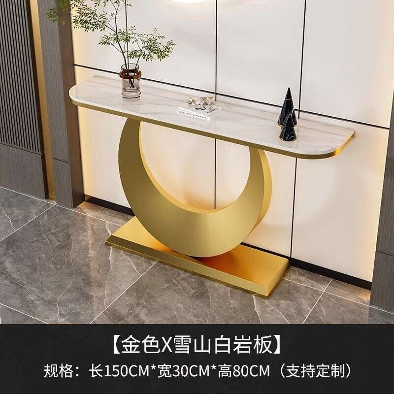 Living bar end stone table, entrance cabinet, simple, modern, light luxury, living room wall table