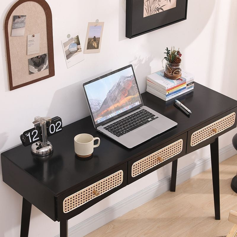 Modern Wicker Nordic Simple Home Bedroom European Style Makeup Dressing Table