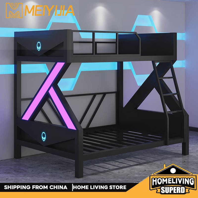 Up Down Frame Top and Bottom Strong Fashion Fluorescent Steel Drawer Bed Shelves