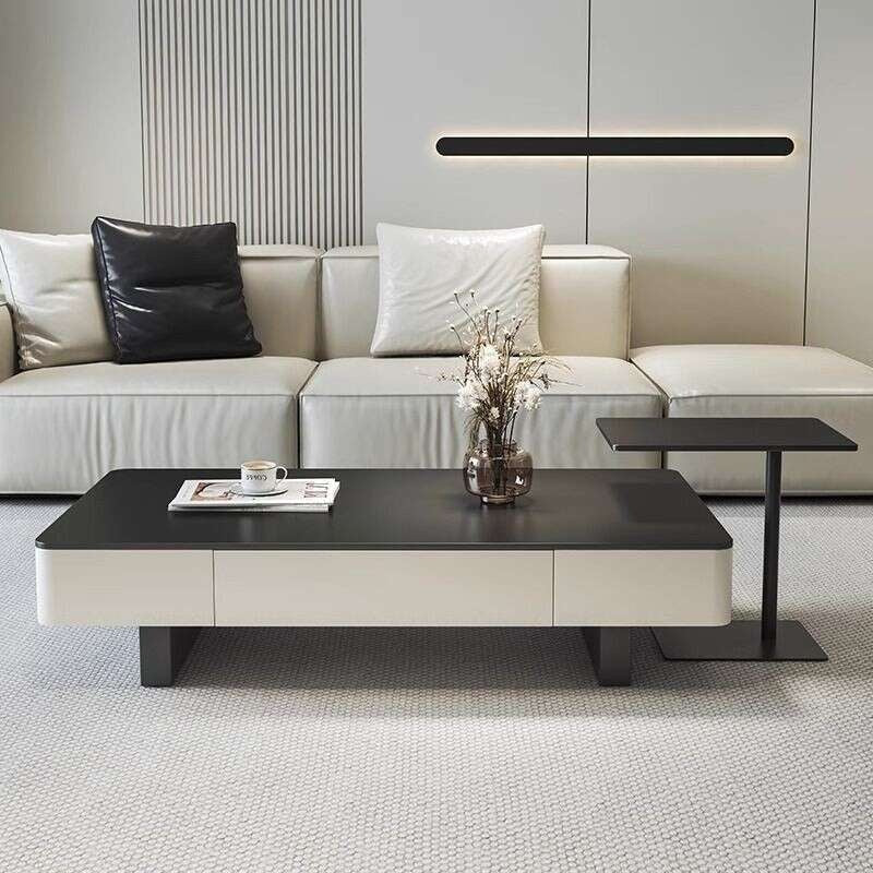 Italian Style Rectangular Stone High-end Living Room Coffee Simple Modern Table for Home