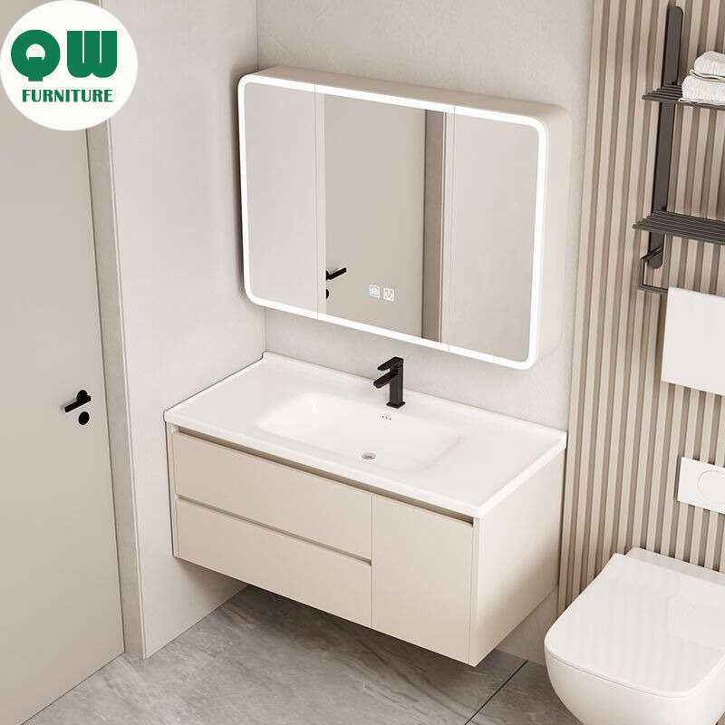 QW- Dressing table storage set, width 40 cm.Bathroom Mirror Cabinet