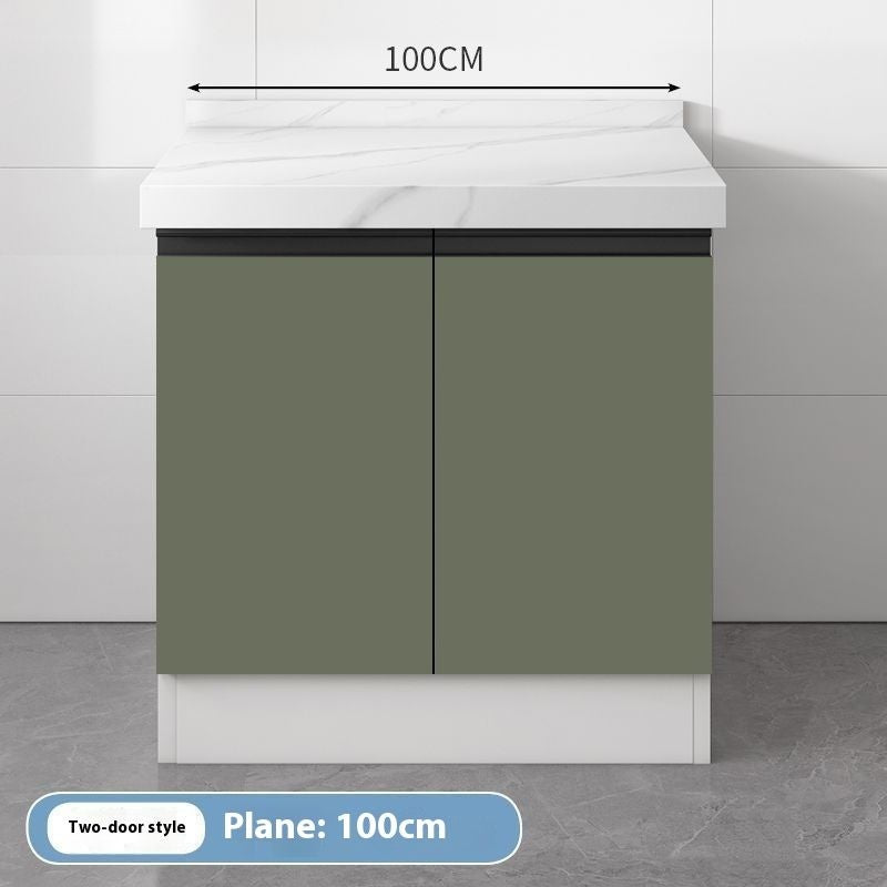 QW- Kitchen kitchen storage cabinet, work desk with sink