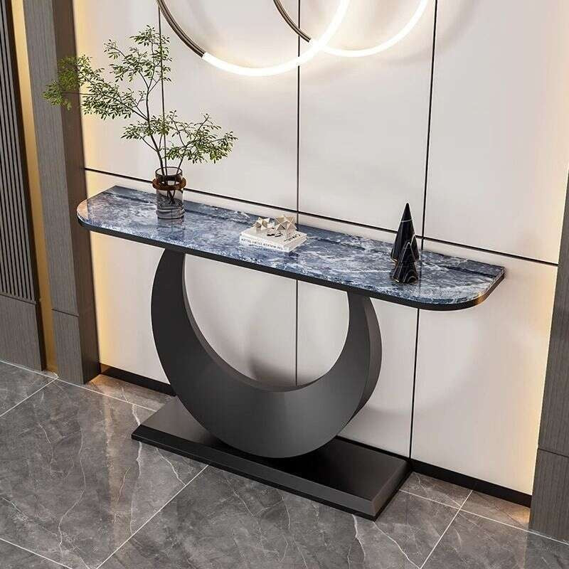 Living bar end stone table, entrance cabinet, simple, modern, light luxury, living room wall table