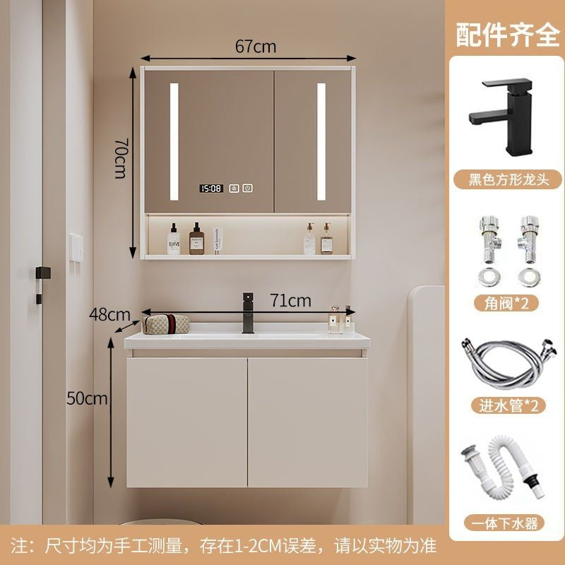QW- Spot product/Bangkok DeliveryBathroom storage cabinet Smart mirror in the bathroom