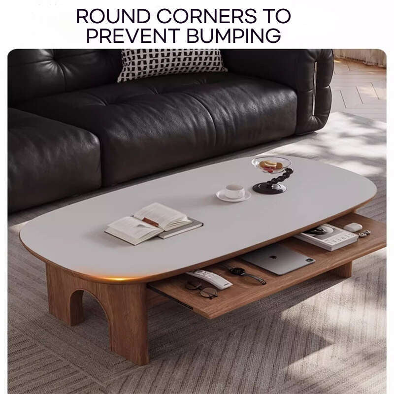 Stone Board Living Room Home Modern Simple Coffee Table