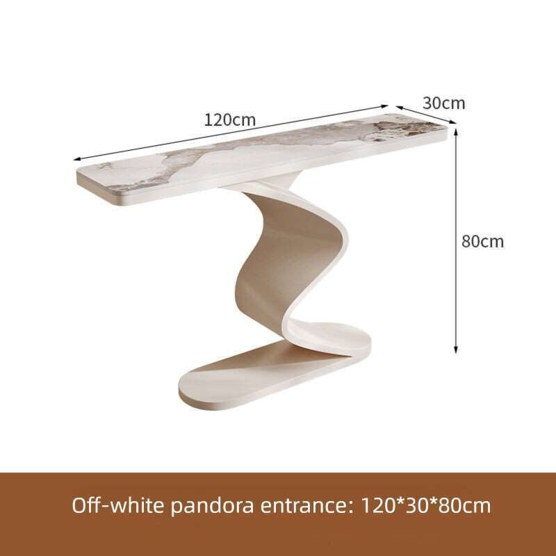 Living room bar stone entrance Extra narrow wall table Modern minimalist style Console sideboard