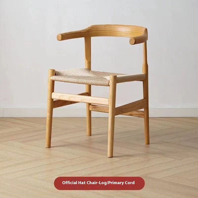 เก้าอี้ในบ้านแขนโมเดิร์นนอร์ดิกโครงสร้างโฮมสเตย์รองรับกลับเก้าอี้นมัสการ 