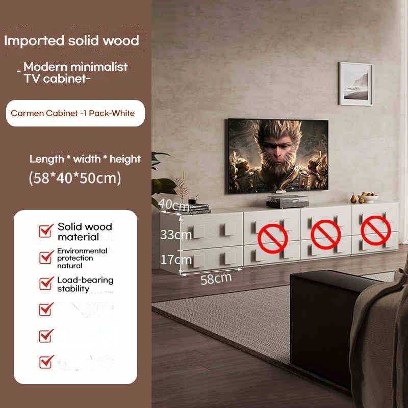 Ministry Free Combination Living Room Storage Bedside TV Cabinet Premium Multifunctional