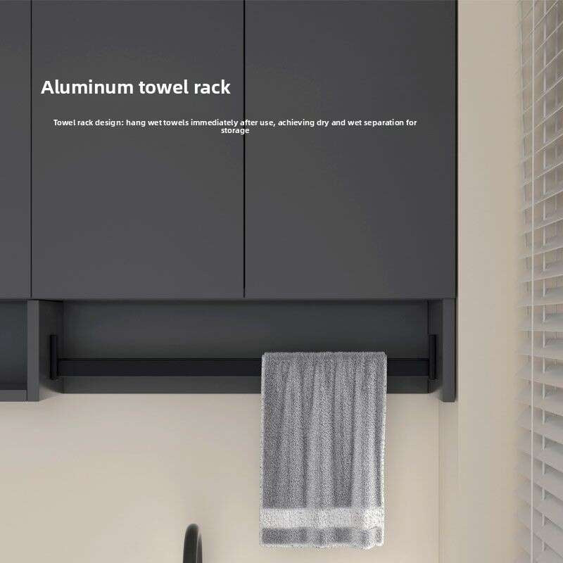 QW- Aluminum Hanging Cabinet Wall-mounted balcony Bathroom storage cabinet