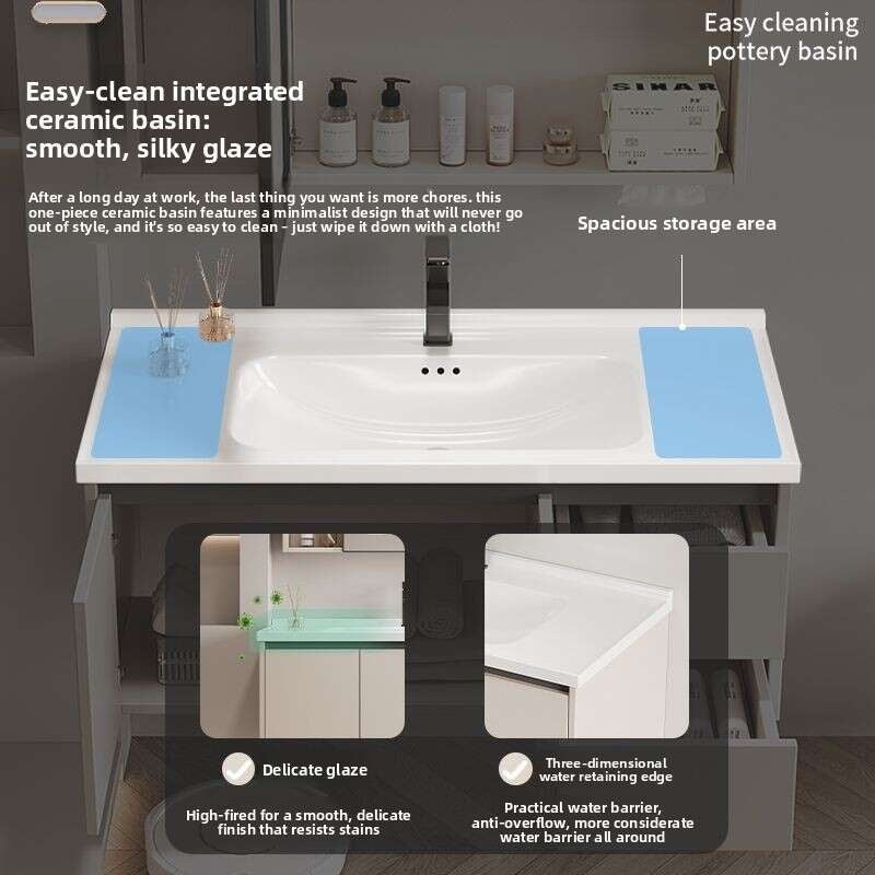 QW- Dressing table storage set, width 40 cm. Bathroom Mirror Cabinet