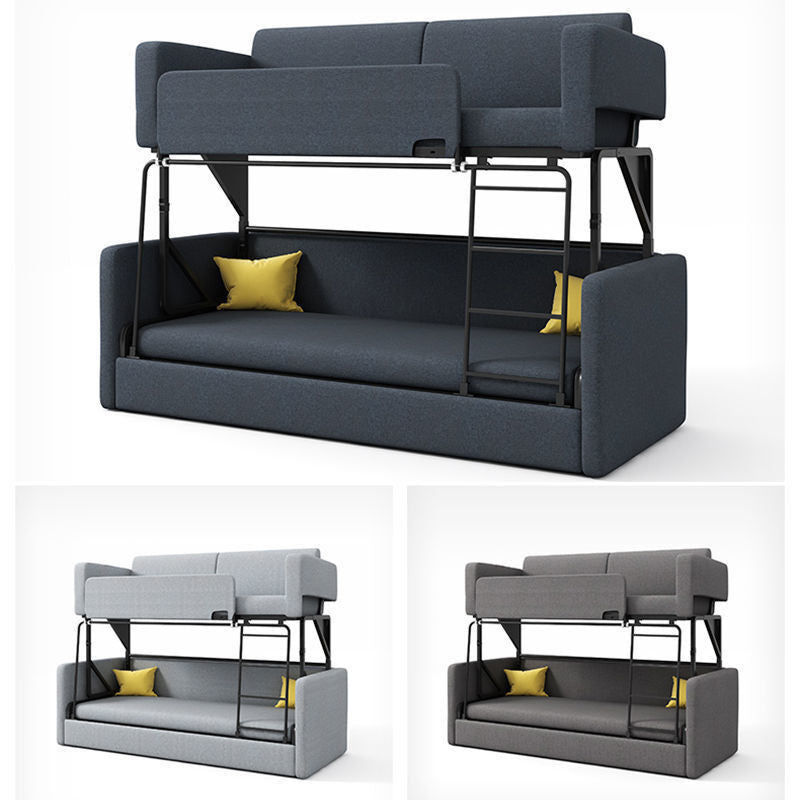 Simple double folding single living room leisure three-fold upper and lower sofa bed