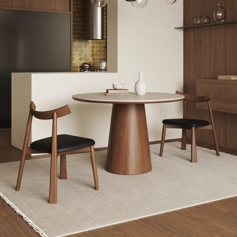 Luxury Granite Round Table for Home/Reception Premium Conversation Chair Set