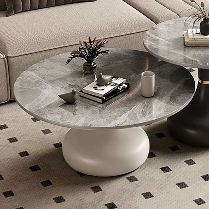 Slate set for home living room Small coffee sofa side table, small round table