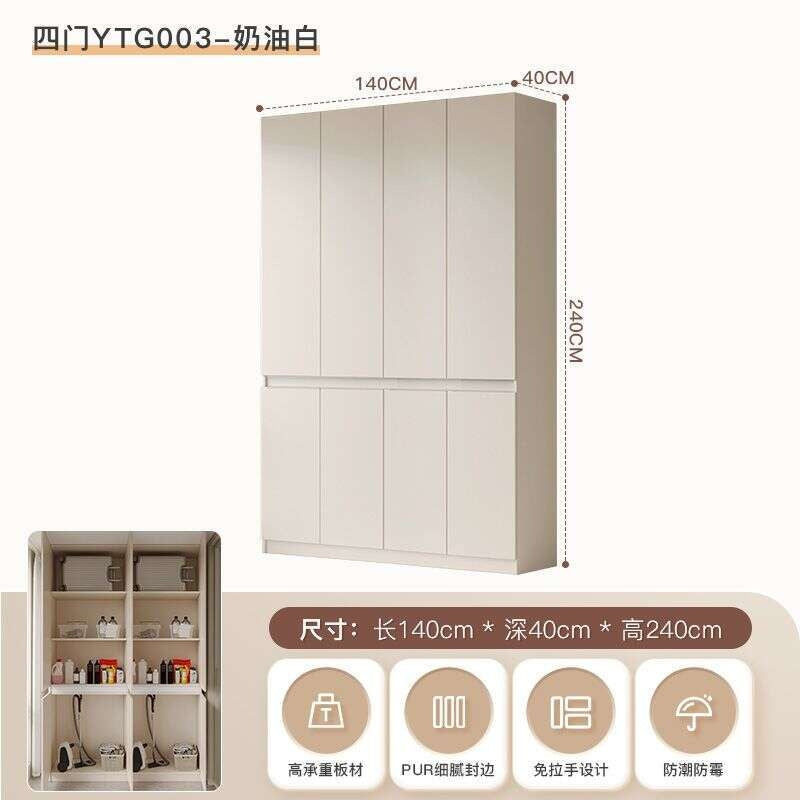QW- can be customized Aluminum Balcony Bedroom Storage Cabinet