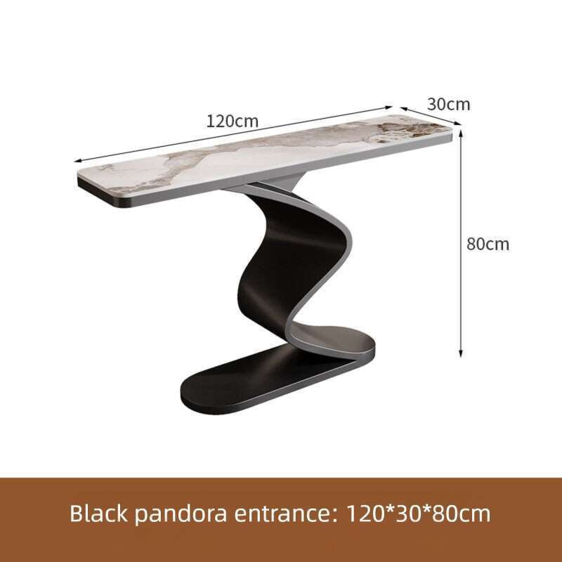Living room bar stone entrance Extra narrow wall table Modern minimalist style Console sideboard