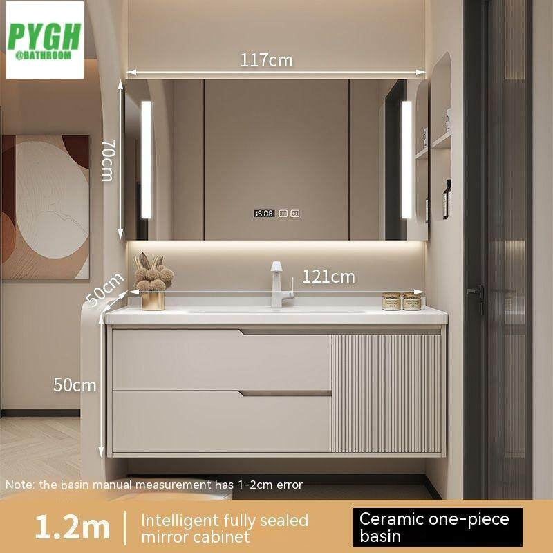 QW- Bathroom Sink Cabinet Set with Smart Mirror