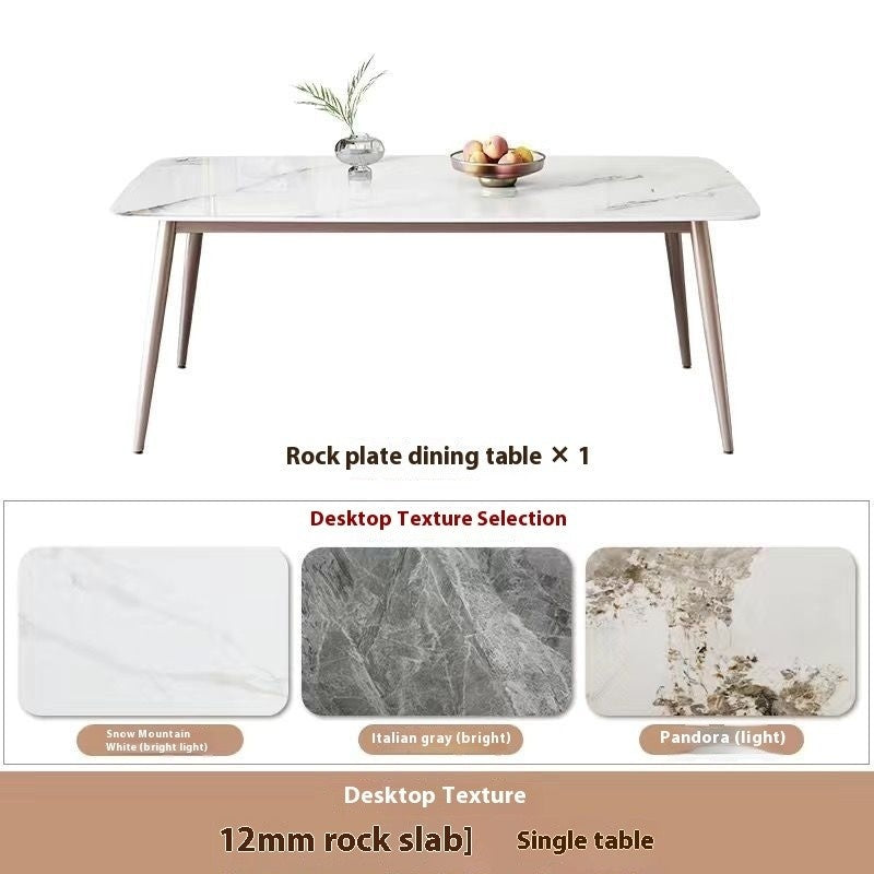 Soft Granite Dining Table Small modern style, suitable for living room or dining room.