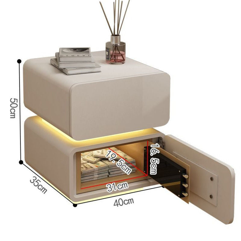 สมาร์ทระงับกับตู้ชั้นวางของแสงหรูหราพรีเมี่ยมตู้ห้องนอนใหญ่พร้อมไฟ