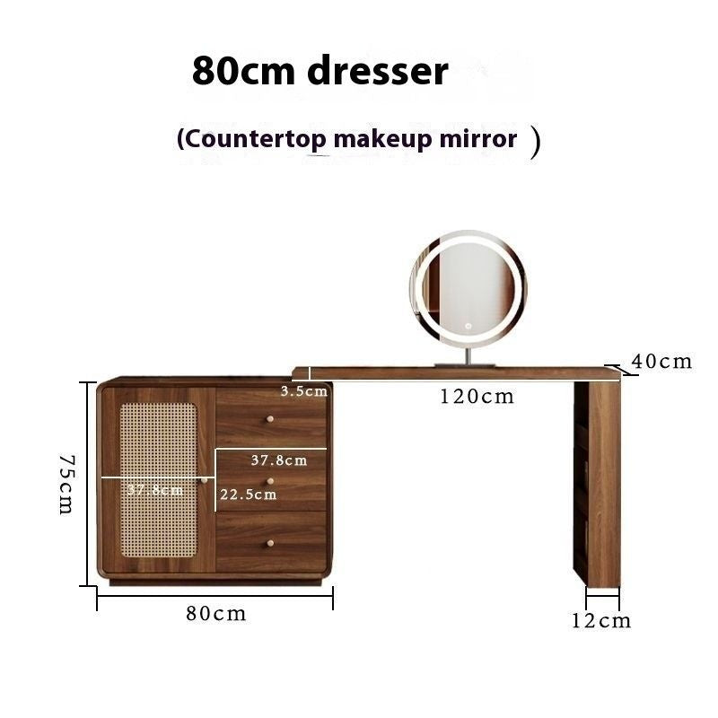หวายทอกรอบเราสามารถทำโต๊ะเครื่องแป้งตู้หนึ่งโต๊ะเครื่องแป้งห้องนอนหลักมุมได้