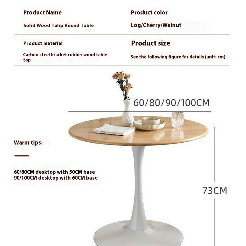 วอลนัทสีกลมและแผ่นกลมขนาดเล็กสำหรับบ้านอพาร์ทเมนท์ขนาดเล็กระเบียงกาแฟโต๊ะต่อต้านต่อต้านโบราณ 