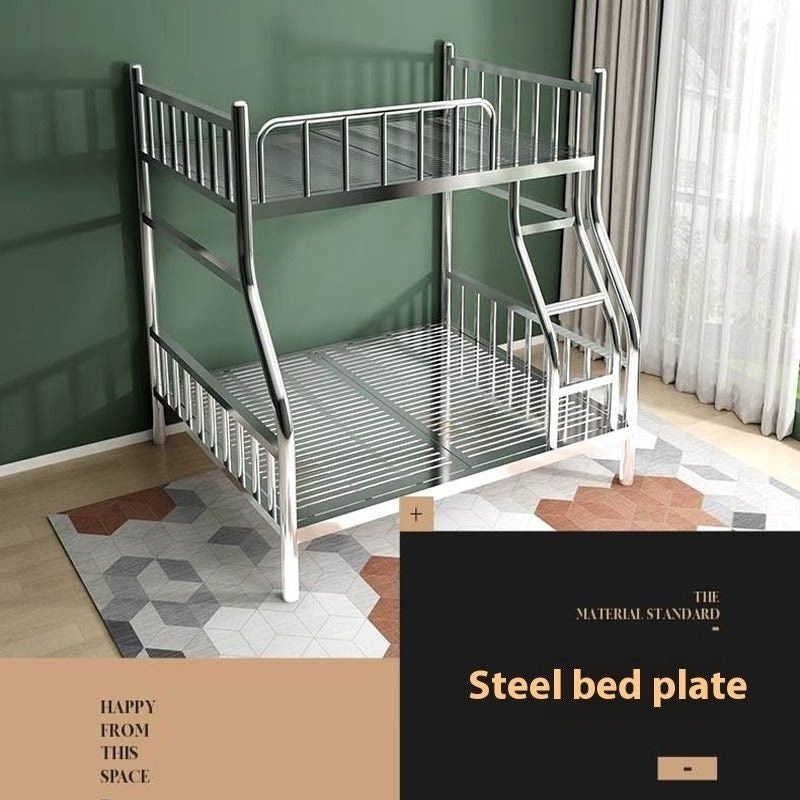 Bunk 304 thick stainless steel does not rust, high-low template bunk bed