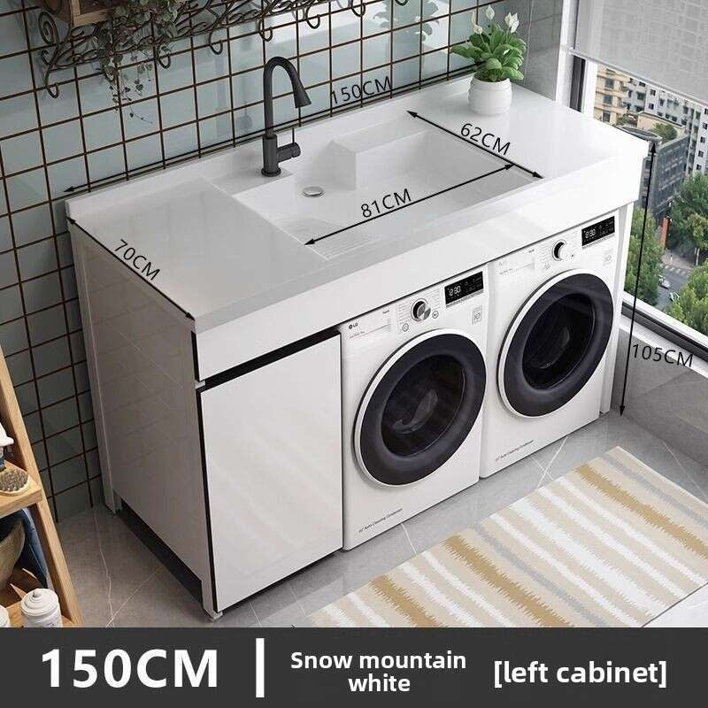 QW- aluminum bathroom sink set Bathroom storage cabinet