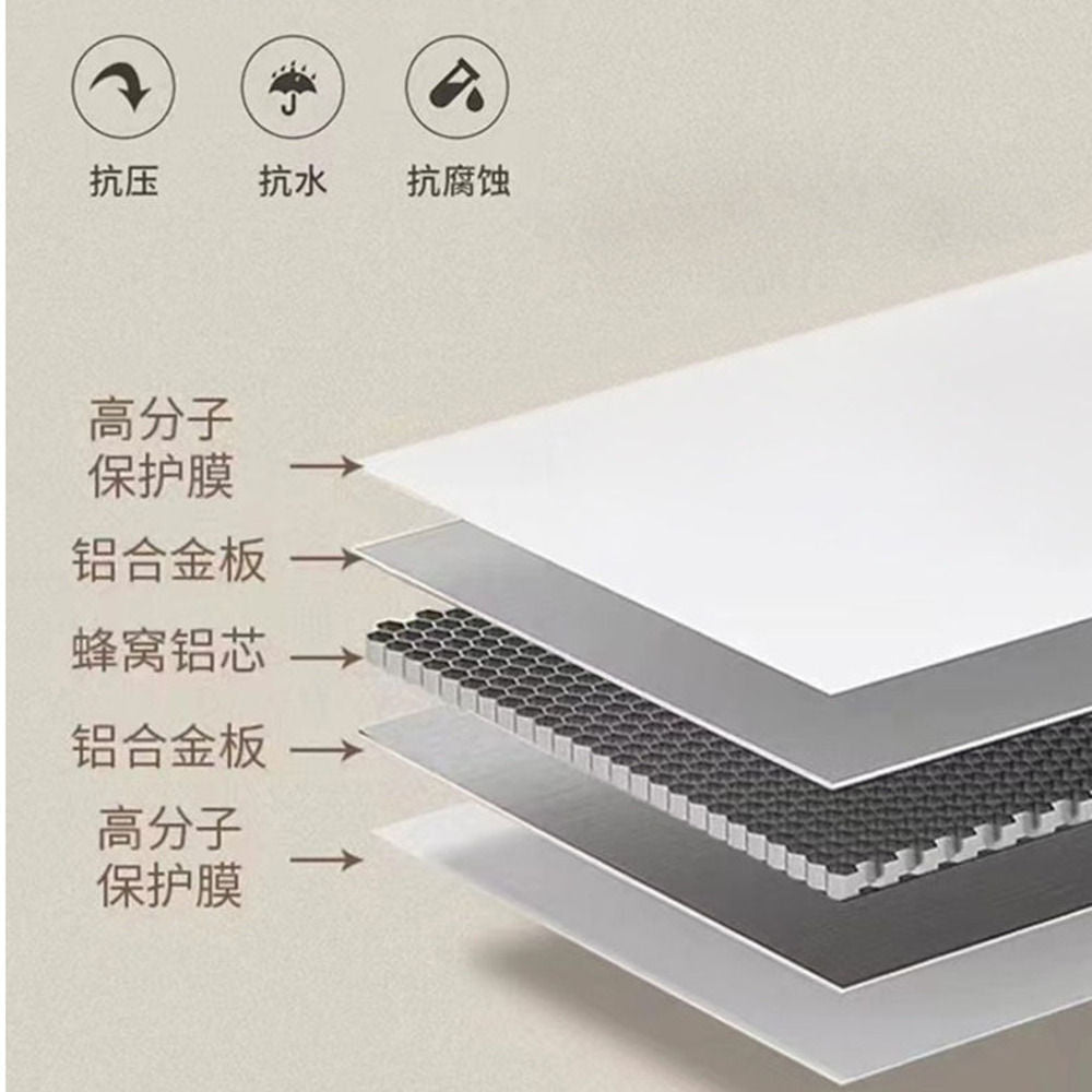 QW- AluminumBathroom storage cabinet aluminum alloy smart mirror Sink set