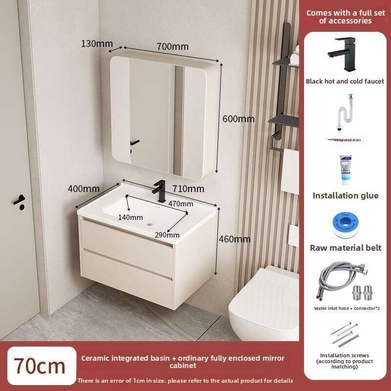 QW- Dressing table storage set, width 40 cm.Bathroom Mirror Cabinet