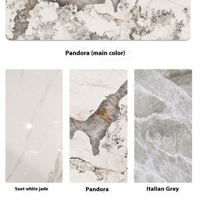 Modern Luxury Italian Moon Pattern Dining Table in Slate Gray