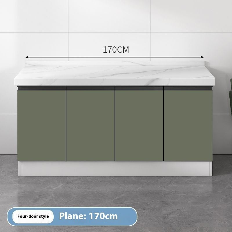 QW- Kitchen kitchen storage cabinet, work desk with sink