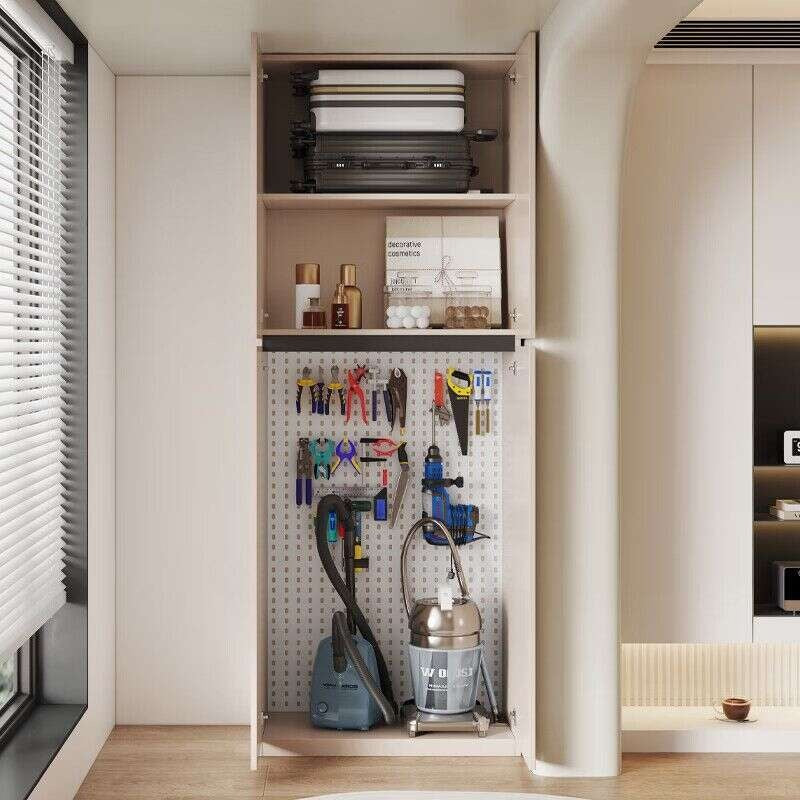 QW- can be customized Aluminum Balcony Bedroom Storage Cabinet
