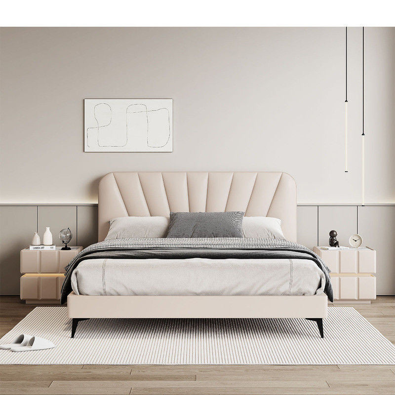 Large Capacity Bedroom Smart Bedside Table Modern Elegant Premium Storage Suspended Simple Light Check