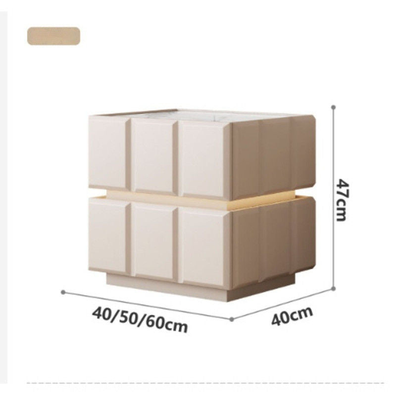 Large Capacity Bedroom Smart Bedside Table Modern Elegant Premium Storage Suspended Simple Light Check