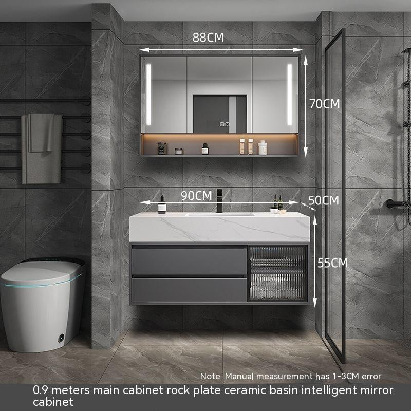 QW- Spot product/Bangkok DeliveryBathroom storage cabinet Smart mirror in the bathroom