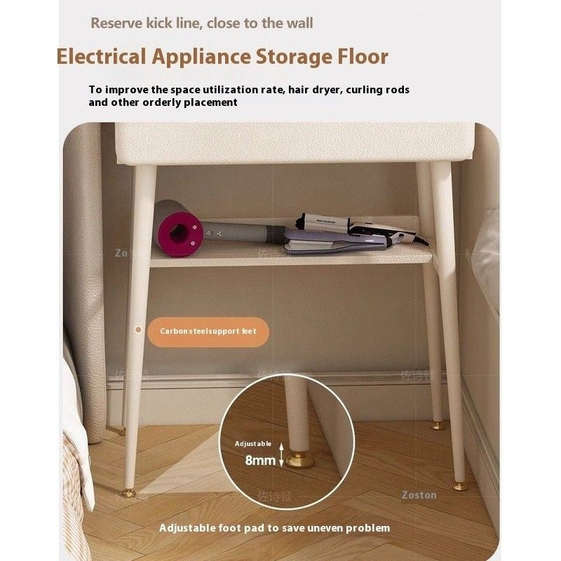 Multifunctional Mini Small Bedroom Modern Simple Dressing Table New Style Safety Glass