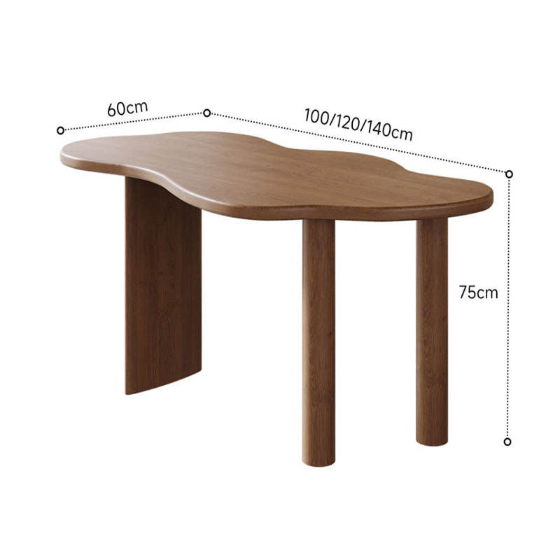 Special-shaped solid wood and chair combination, home living room, balcony, tea table, modern simple coffee table