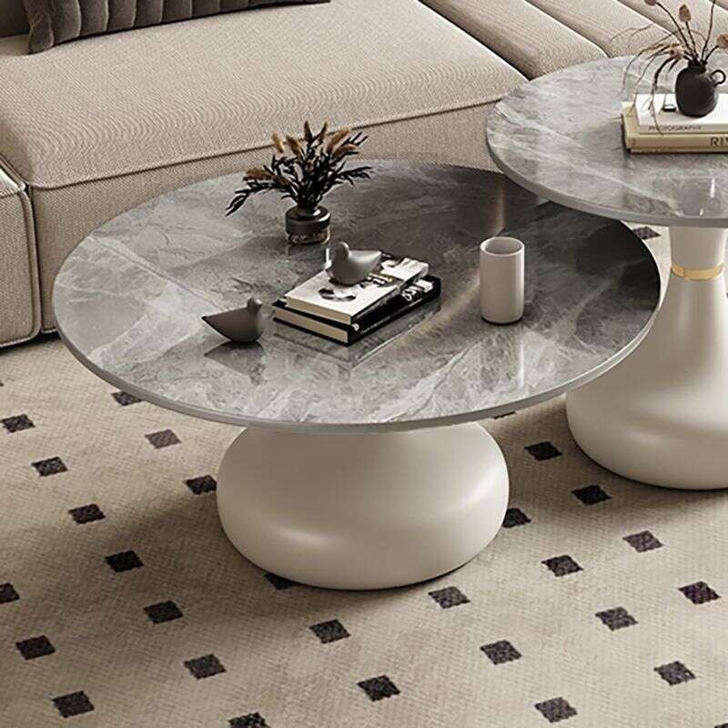 Slate set for home living room Small coffee sofa side table, small round table